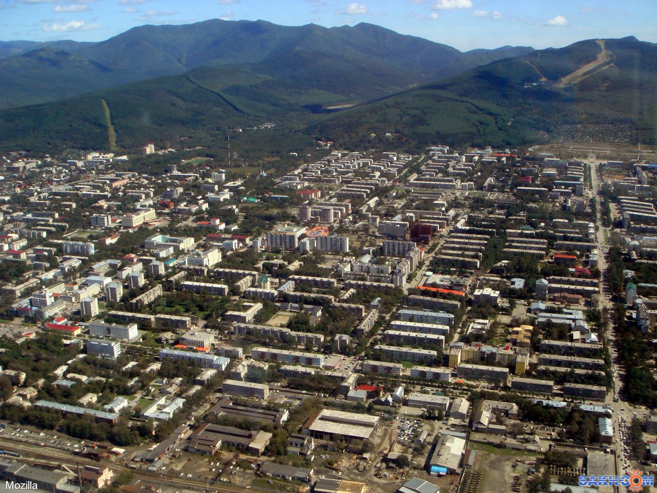 Карта Фото Южно Сахалинска