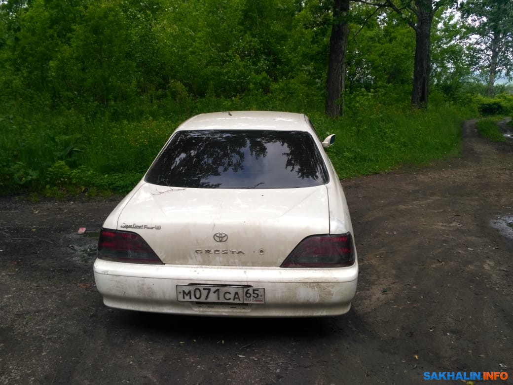 Сахалинцы нашли разбитую Toyota Cresta в Анивском районе. Сахалин.Инфо