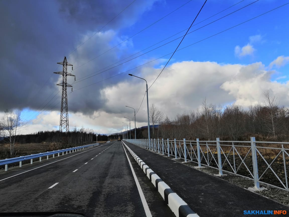 В Поронайском районе открыли новый участок трассы Южно-Сахалинск — Оха.  Сахалин.Инфо