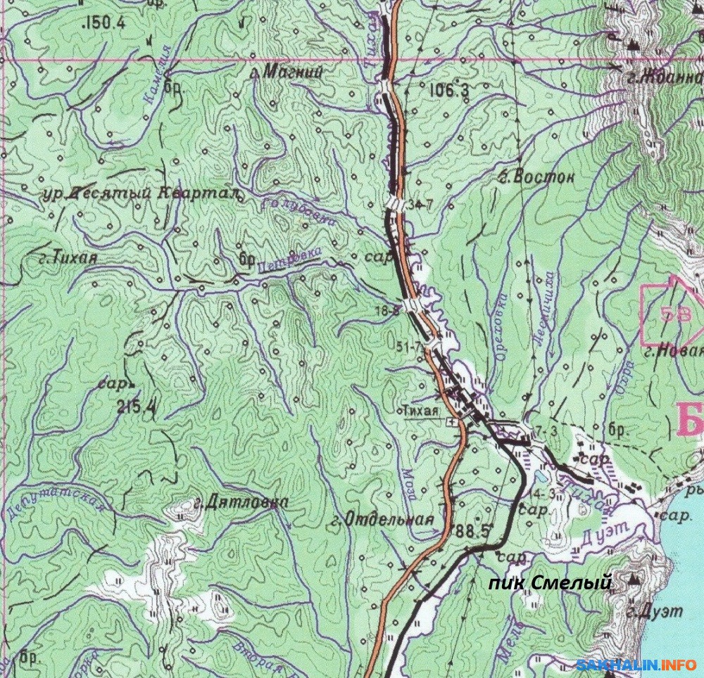 Пик Смелый и его окрестности. Сахалин.Инфо