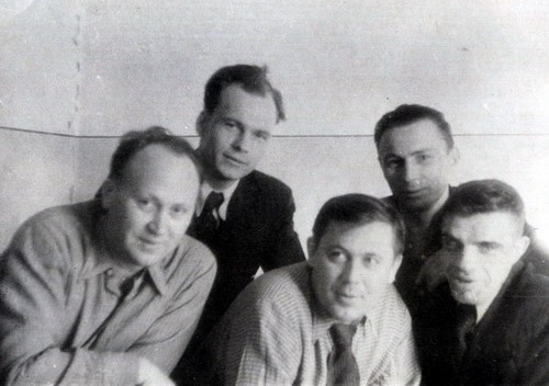 С коллегами по работе. С. Н. Соболев второй слева. 60-е годы ХХ века