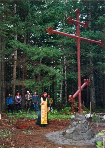 Установка памятника отряду И. Даирского в Уртайской долине. 2005 г.
