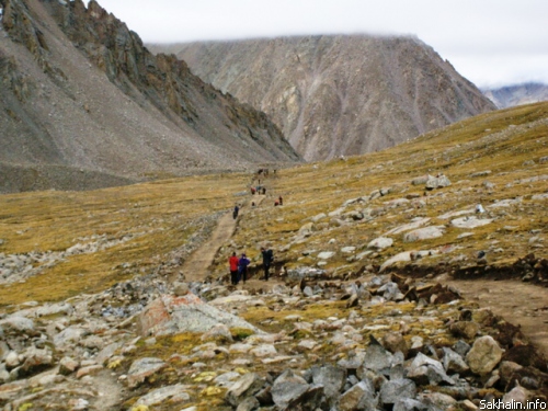 Тропа к перевалу выше Shiwatshal