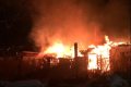 Расселенный барак сгорел в Южно-Сахалинске