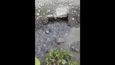 В холмском селе Чехов больше месяца не могут устранить утечку воды