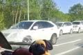 Пять автомобилей столкнулись на выезде из Южно-Сахалинска