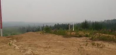Север Сахалина окутало дымом из-за пожаров на материке