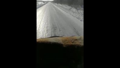 Сахалинцы жалуются на лед вместо дорог в Углегорском районе