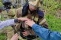 В Ново-Александровске во время пожарных учений по-настоящему спасли кота