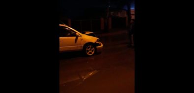 "Калдина" разбила перед в ДТП на Сахалинской