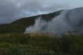 В Томаринском районе произошел пожар на мусорном полигоне
