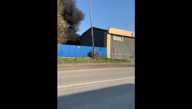 Горящий мусор на Украинской привлек внимание южносахалинцев