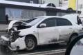 В Южно-Сахалинске неудачно встретились два авто