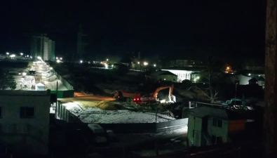 Шум строительной техники по ночам мешает южносахалинцам спать