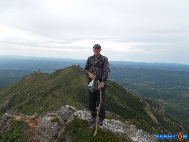 На вершине горы Владимировской хребта Жданко. 25.08.2016 г.