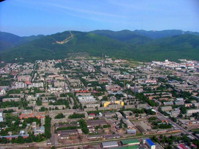 Карта Фото Южно Сахалинска